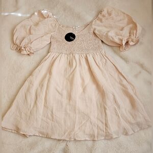 New Mittoshop Puff Sleeve Dress Size Medium